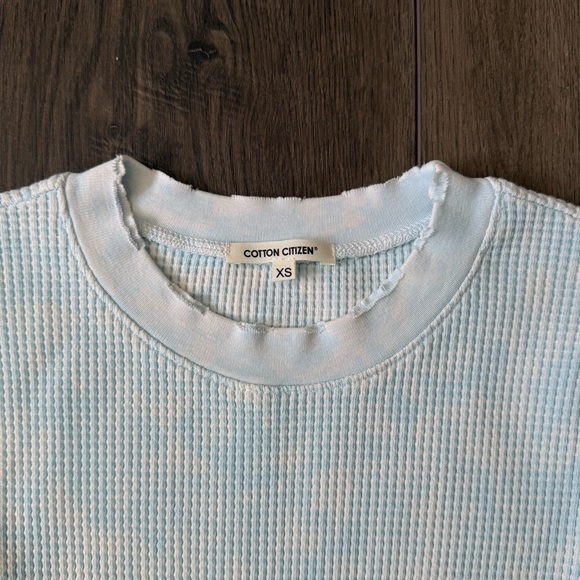 Cotton Citizen Distressed Thermal Style Dress. - Picture 6 of 12